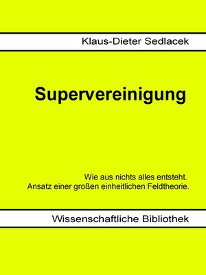 cover image of Supervereinigung